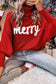 Double Take Full Size Merry Christmas Turtleneck Long Sleeve Sweater