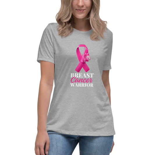 Brest Cancer Warrior Women's Relaxed T-Shirt