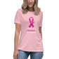 Brest Cancer Warrior Women's Relaxed T-Shirt