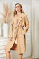 Culture Code Full Size Tied Trench Coat with Pockets