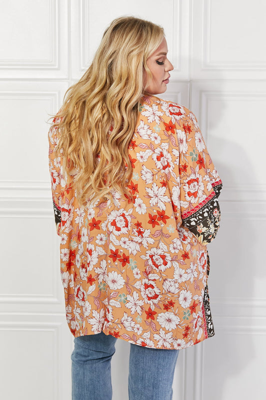 Justin Taylor Peachy Keen Cover-Up  Kimono